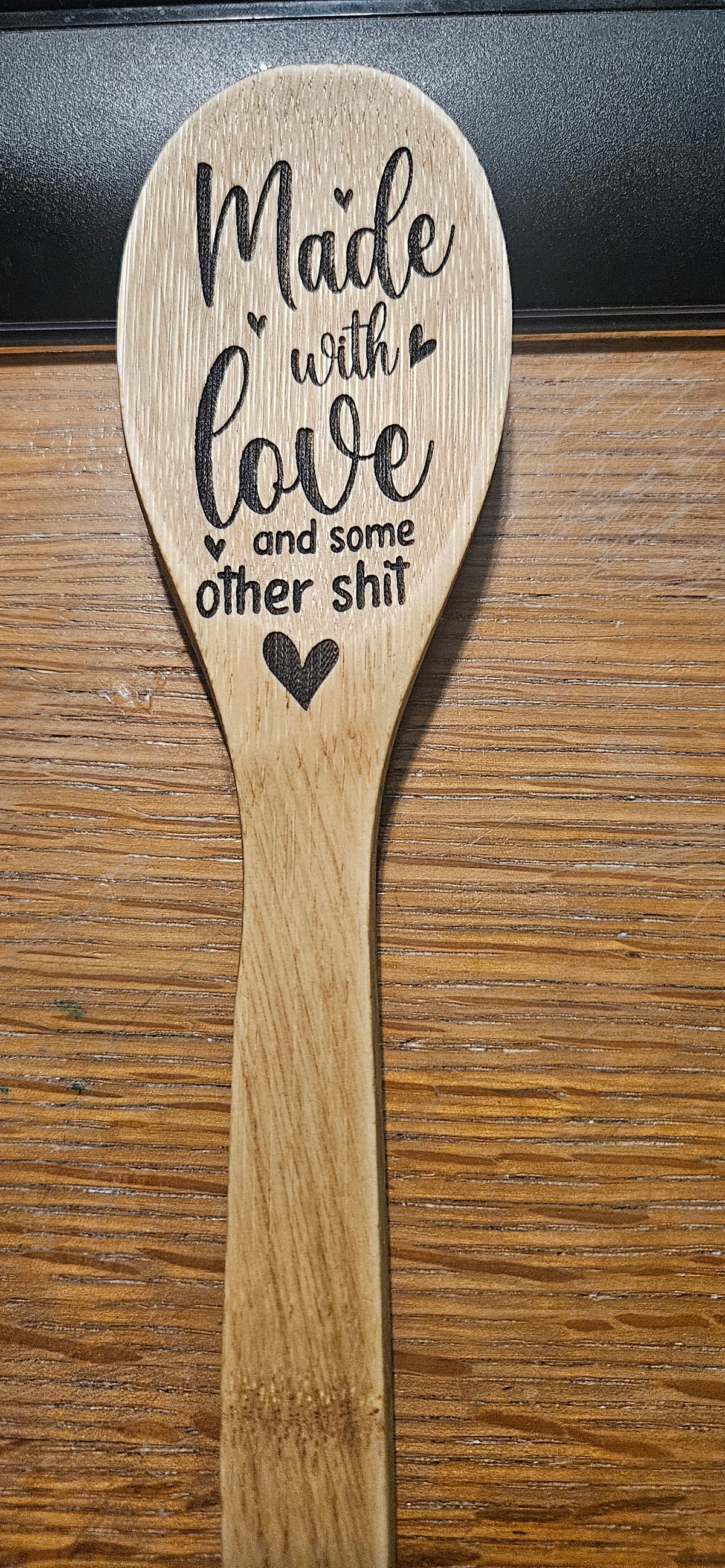 Engraved Wooden Spoon